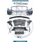 Mercedes-Benz E Class W213 Front Bumper With Sensor Hole Without Grille AMG 63 Style Complete China OEM Replacement Part