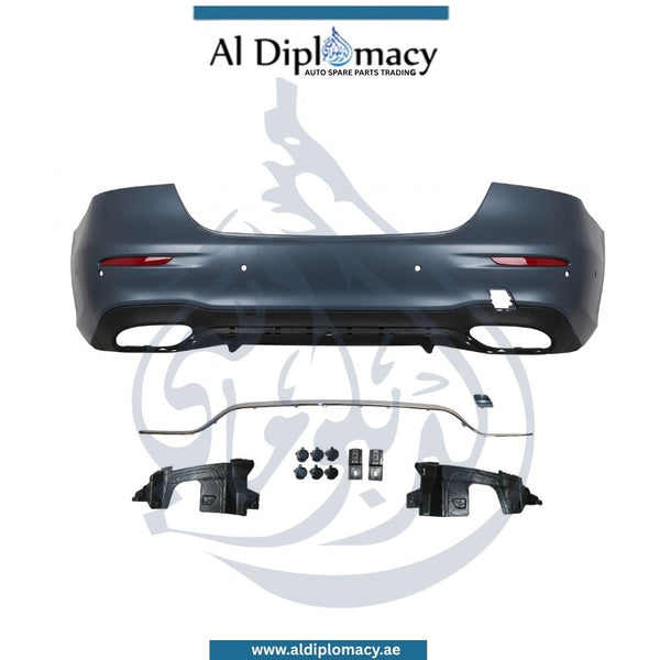 Mercedes-Benz E Class W213 Rear Bumper, Amg Sport, Complete Part Number 2138854405 China Brand