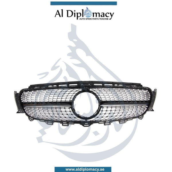 Mercedes-Benz E Class W213 show grille E43 diamond style, silver, China