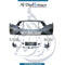 Mercedes-Benz E Class W214 Front Bumper, With Sensor Hole, Normal, Complete - OEM Part Number 2148850300 China