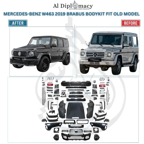W463 Brabus Bodykit Size Fit Old Models, Front Bumper, Rear Bumper, Hood, Fenders, Headlights, Grille, Headlights Frame, Stoplight, Wheel Arch, And Mirror, Mercedes-Benz G Class W463 Models By China