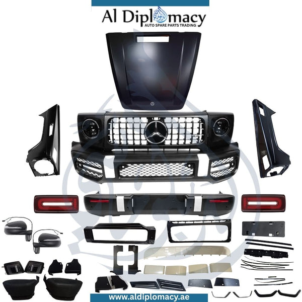 Mercedes-Benz G Class W463 G63 Style 2019 Look Bodykit Complete with Hood Bumpers Grille Lights Wheel Arches and Mirrors Molding China