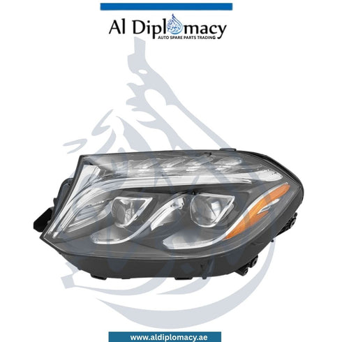 Mercedes-Benz GL Class X166 Dynamic LED Headlight Complete Left Side - Used OEM Part Number 1668202700