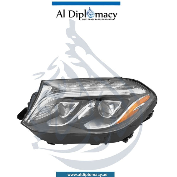 Mercedes-Benz GL Class X166 Dynamic LED Headlight Complete Left Side - Used OEM Part Number 1668202700