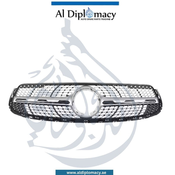 Mercedes-Benz Glc Class Show Grille Diamond Style Black OEM 2538888500 9040