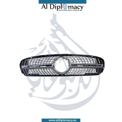 Mercedes-Benz GLC Class X253 Show Grille, Diamond Style, Silver - OEM Part Number A2538888500 China