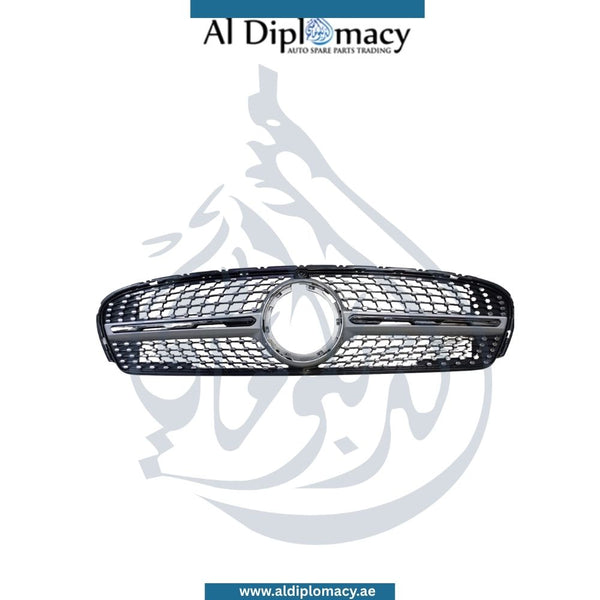 Mercedes-Benz GLC Class X253 Show Grille, Diamond Style, Silver - OEM Part Number A2538888500 China