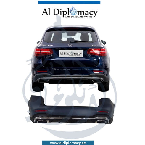 Mercedes-benz GLC Class X253 GLC CLASS REAR Bumper, WITH Sensor HOLE, AMG, Complete - China - OEM Part Number A2538800007