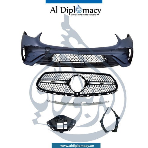 Mercedes-Benz GLC Class X254 Front Bumper, With Sensor Hole And Show Grille, AMG, Complete - OEM Part Number 2548851501 China