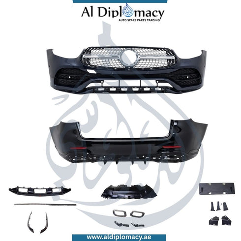 Mercedes-Benz GLC X253 AMG Style Bodykit 2018-2022 with Front and Rear Bumper Grille China