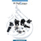 Mercedes-Benz GL Class M Class GLE Class W166 X166 Headlight Bracket Repair Kit Set - OEM Part Number A1668200514