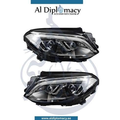 Mercedes-benz Headlight, Dynamic LED, Left Side, Complete - China - OEM Part Number A1668200759