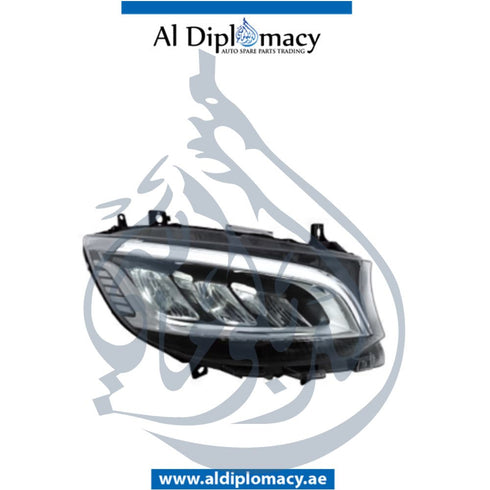 Mercedes-Benz Sprinter W907 Headlight, Upgrade From Normal To LED, Left Side - OEM Part Number A9109060000 China Brand