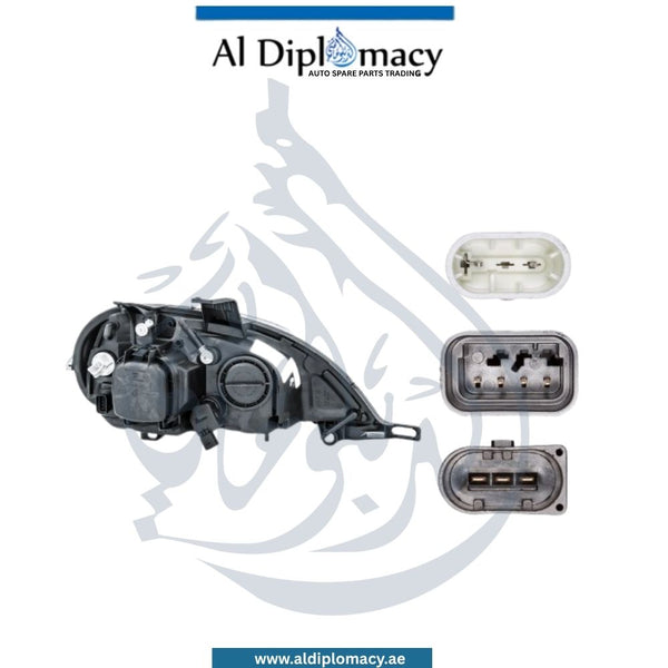 Mercedes-Benz M Class W163 Left Side Headlight Normal 1EL 223 151-171 OEM Part Number 1638204561 Hella Brand