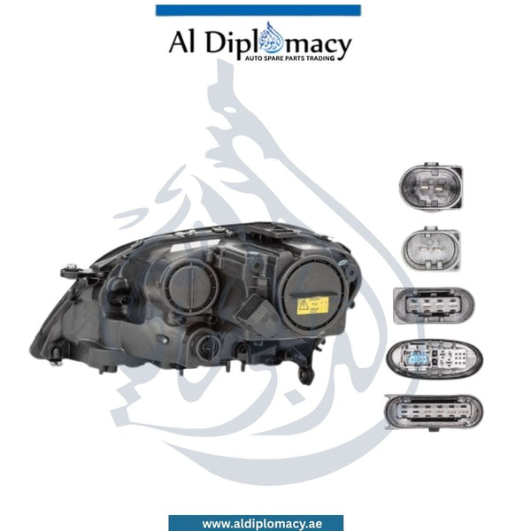 Mercedes-Benz M Class W164 Right Side Headlight Bi Xenon Empty 1ZS 263 036-421 OEM Part Number 1648201061 Hella Brand