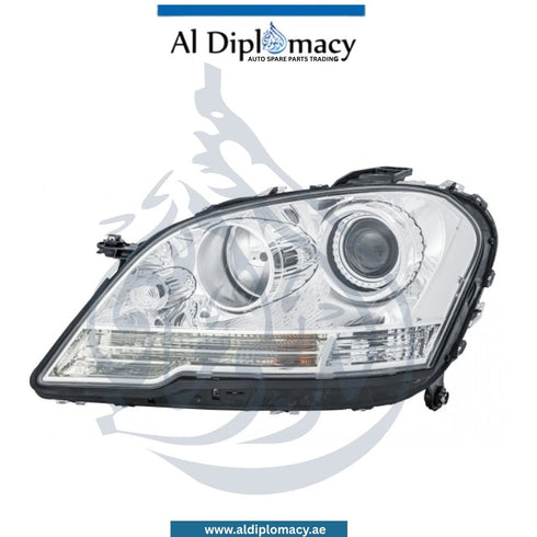 Mercedes-Benz ML Class W164 Headlight Bi Xenon Left Side - OEM Part Number A1648205361 Hella