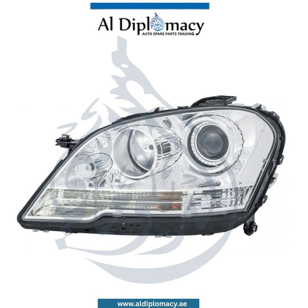 Mercedes-Benz ML Class W164 Headlight Bi Xenon Left Side - OEM Part Number A1648205361 Hella