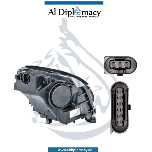 Mercedes-Benz R Class W251 Left Side Headlight Normal 1EL 263.037-011 OEM Part Number 2518200161 Hella Brand