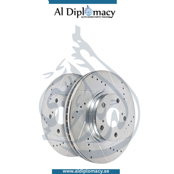 Left / Right Side Original Mercedes-Benz R230 Brake Disc Rear - Part Number A2304231412
