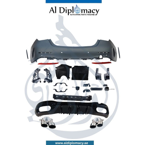 Mercedes-Benz Rear Bumper, With Sensor Hole, AMG C43 Look, Complete - China A2068850803 - OEM Part Number A2068850803
