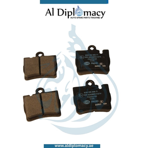 Mercedes-Benz S Class W220 Rear Brake Pad 8DB355008711, Hella - Part Number 0034201920