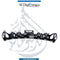 Mercedes-Benz S Class W222 Rear Bumper Basic Carrier, Center - OEM Part Number 2228850565 Taiwan