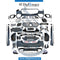Mercedes-Benz S Class W223 S63 AMG 2021 Complete Bodykit Front Bumper Rear Bumper Grille Side Skirt And Exhaust - China