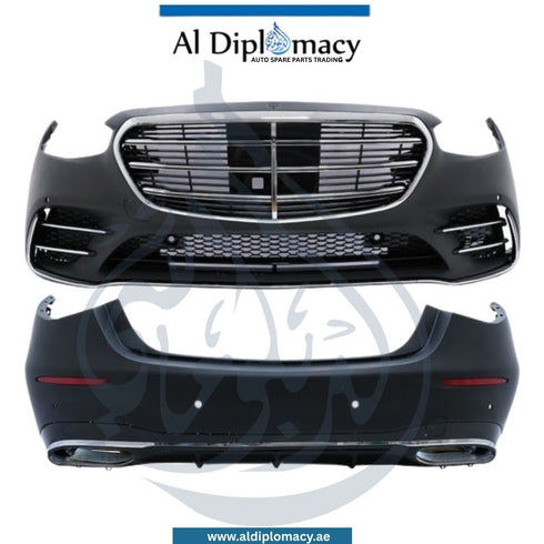 Mercedes-Benz S Class W223 AMG Complete Body Kit With Front Bumper, Rear Bumper, Grille, Side Skirts And Exhaust Tips Designed China Brand