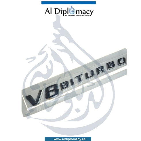 Mercedes-Benz V8 Biturbo Lettering, Black - China 2218171715 - OEM Part Number 2218171715