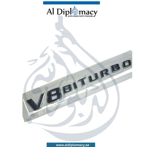 Mercedes-Benz V8 Biturbo Lettering, Black - China 2218171715 - OEM Part Number 2218171715