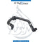 Original Mercedes-Benz W204 Hose Line A2128303396, Between Engine And Distributor