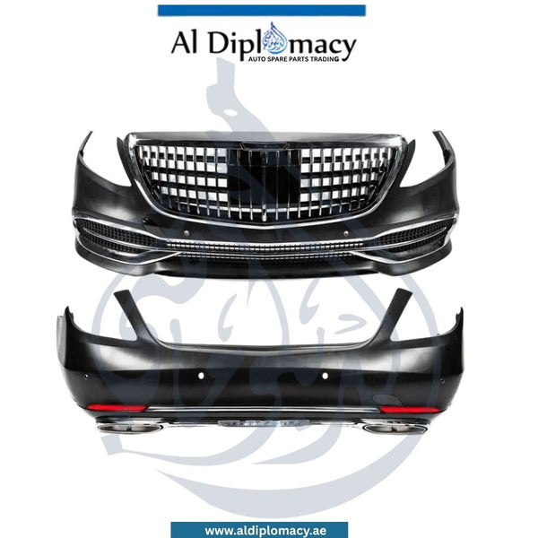 Mercedes-Benz S Class W221 To W222 Maybach Look Complete Conversion Body Kit Transforming The Classic W221 Into The Luxury Maybach Design China Brand