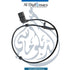 Mercedes Benz Wheel Speed Sensor, Rear Right Side - OEM Part Number A2229050006 - TEILX Code TE116071