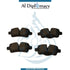 Mini Cooper Rear Brake Pad Hella 8DB355013661 - Part Number 34216794059