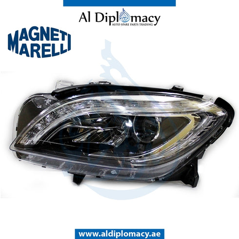 Left Headlight, Xenon, 710815079001 for Mercedes-Benz M Class W166 (2011-2019) models, Part Number MM-1668205459