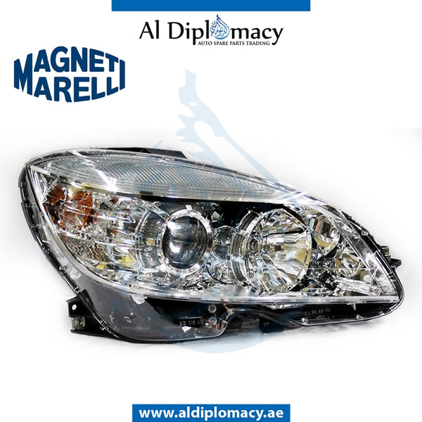 Right Headlight, Normal, 710301234202 for Mercedes-Benz C Class W204 (2007-2015) models, Part Number MM-2048200261