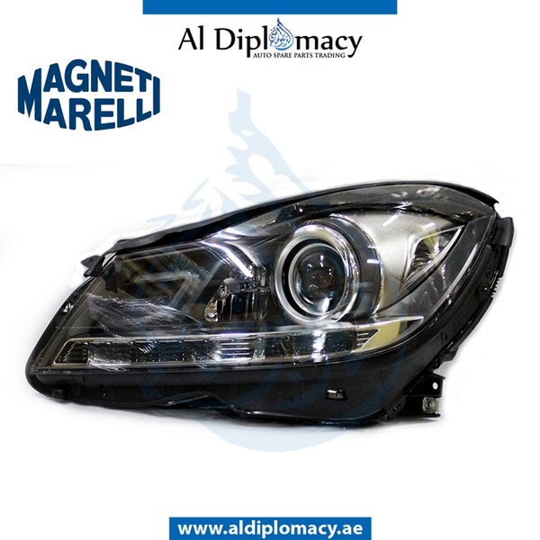 Left Headlight, BI Xenon, 711307023575 for Mercedes-Benz C Class W204 (2007-2015) models, Part Number MM-2048203539