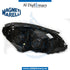 Right Headlight, Normal, Black, 710301270208 for Mercedes-Benz C Class W204 (2007-2015) models