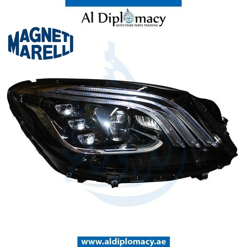 Right Headlight, DYNAMIC Led, 711451000380 for Mercedes-Benz S Class W222 (2014-2020) models