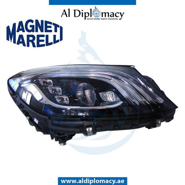 Left Headlight, DYNAMIC Led, WITH NIGHT VISION VIEW for Mercedes-Benz S Class W222 (2014-2020) models, Part Number MM-2229068103