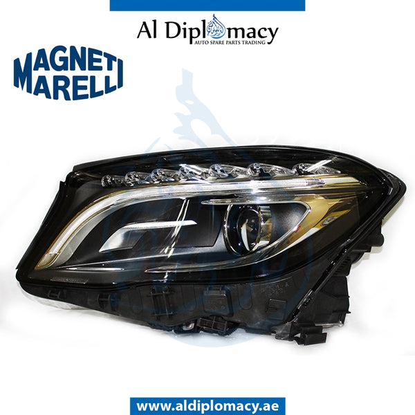 Left Side Headlight, Xenon, Mercedes-Benz B Class W246 Models By Magnet Marelli Part Number 711307023772 / 2468207761 / 2468200739 / 2468204561