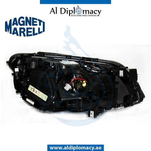 Left Headlight, ADAPTIVE Xenon, 719000000023 for BMW 7 Series F01 (2008-2015) models, Part Number MM-63117228427