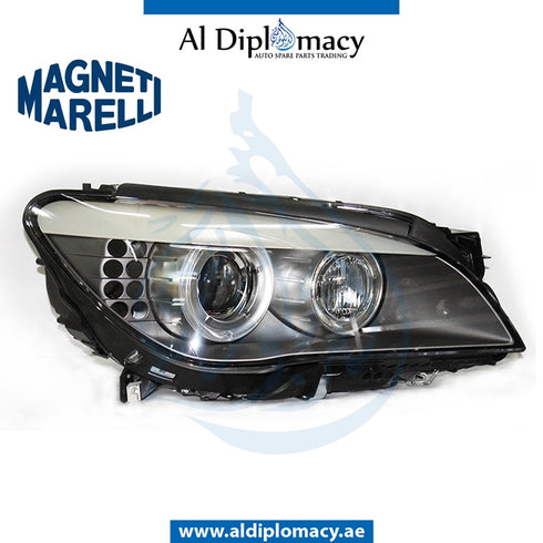 Right Headlight, ADAPTIVE Xenon, 719000000024 for BMW 7 Series F01 (2008-2015) models, Part Number MM-63117228428