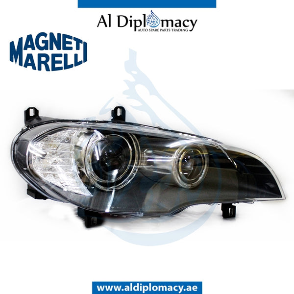 Right Headlight, BI Xenon, 710815023002 for BMW X5 Series E70 (2006-2013) models, Part Number MM-63117288992