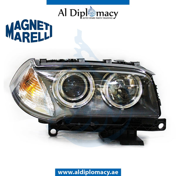 Right Headlight, BI Xenon, 2006 711307023297 for BMW X3 Series E83 (2003-2006) models, Part Number MM-63123456036