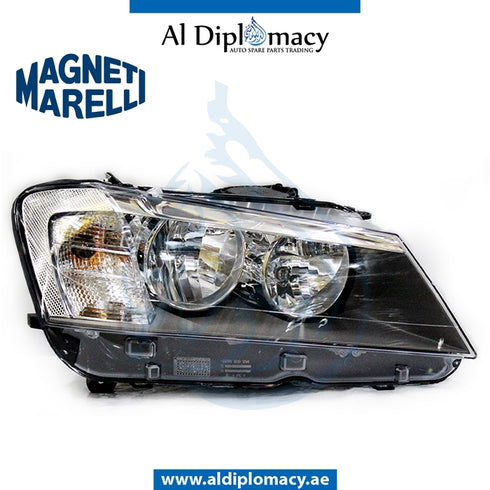 Right Headlight, Normal, 710815021006 for BMW X3 Series F25 (2010-2017) models, Part Number MM-63127217288