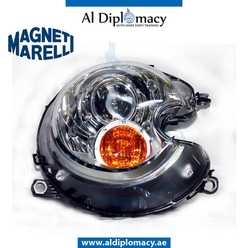 Right Headlight, BI Xenon, 711307023265 for Mini Cooper Mini Clubman R55 (2007-2010) models, Part Number MM-63127269982