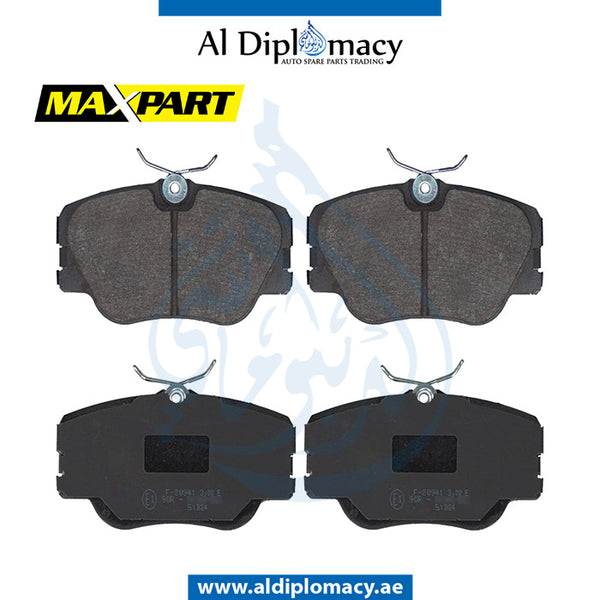 Brake Pad, Front, Mercedes-Benz E Class W124 Models By Maxpart Part Number 211420200001 / 0004209920
