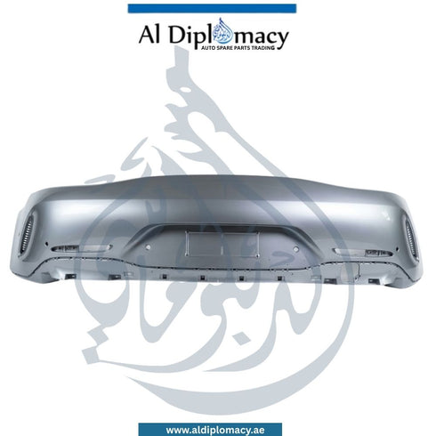 Mercedes-Benz AMG GT X290 Rear Bumper, With Sensor Hole, Empty - OEM Part Number A2908854303 Used Original