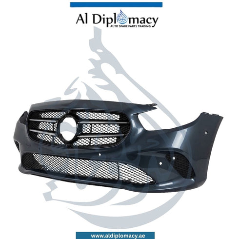 Mercedes-Benz B Class W247 Front Bumper, With Sensor Hole, Blue, Complete - OEM Part Number A2478807405 5667 Used Original
